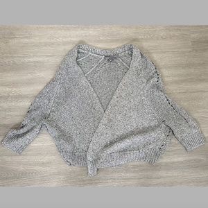 Vince Shimmer Sliver Metallic Shrug Cardigan Size XS